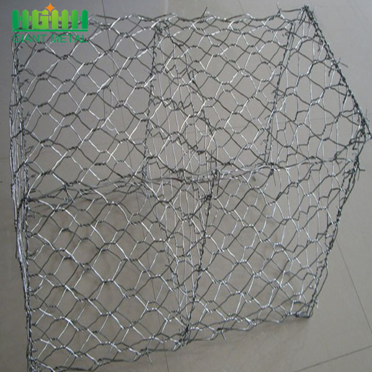 Galvanized Woven Hexagonal Wire Netting Gabion Box