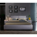 Tempat Tidur Double Kulit Modern Modern Italia Mewah