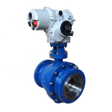 20 Inch 150 Class LPG Gas API Electric Actuated Ball Valve with Remote Control - A216 WCB Floating Design - 2 Pieces
