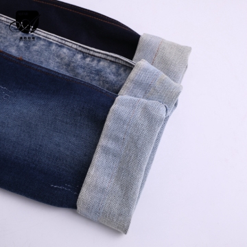 Baumwoll-Viskose-Elasthan-Stretch-Denim-Gewebe Polyester