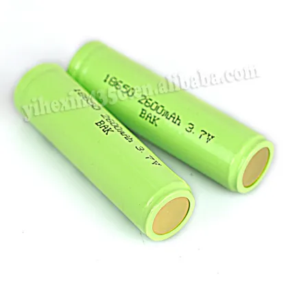 High Quality BAK Brand 3.7v 2600mAh Rechargeable Lithium 18650 Battery With Protect Board
