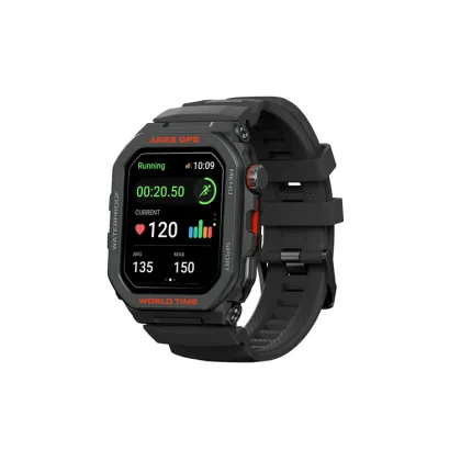 Zeblaze Ares GPS Touch Screen Smart Watch - 380mAh, 1.75\" Rugged GPS Smartwatch