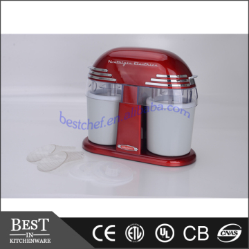 mini style double cup home ice cream maker fruit ice cream maker