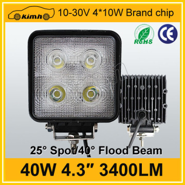 High brightness led light 40w spot led work light