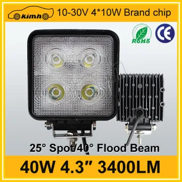 High brightness led light 40w spot led work light