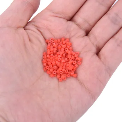 Fish Tackle Rubber Bands For Fishing Bloodworm Bait Granulator Bait Hot Red Fishing Accessories 12Bags/2400Pcs