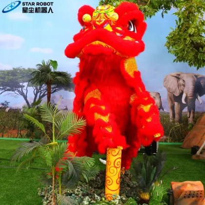 Spring Festival Asian Lion Dance