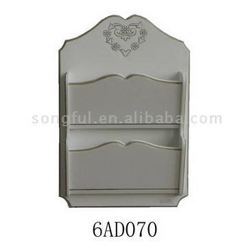 Wooden Letter Rack