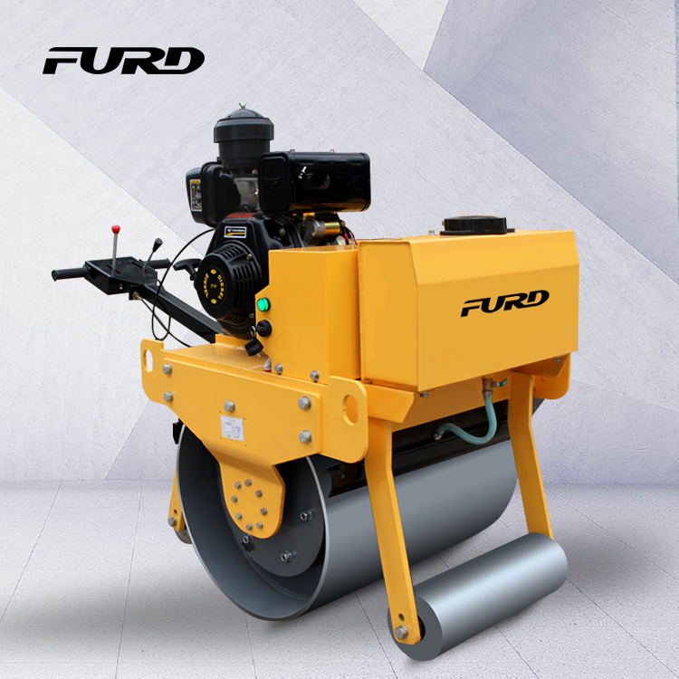 Walking Behind Road Roller Compactor Vibrator Vibrator Small Road Roller