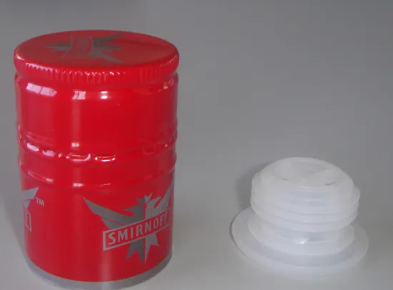 36x52 Vodka bottle caps with inserts