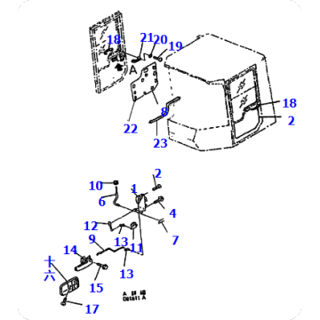Loader WA380-3 Protective Cover 421-56-11740