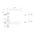 Flügelfenster &amp; Türgriff aus Aluminiumlegierung