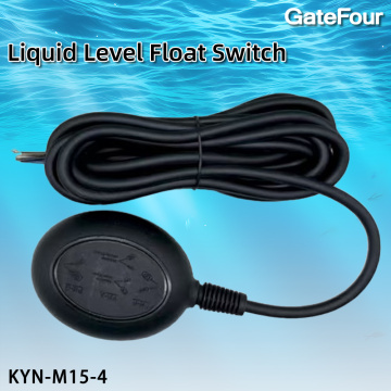 Interruttore di livello a galleggiante nero da 4 m KYN-m15-5