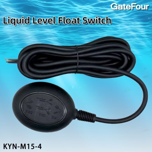 Schwarzer 4-m-Schwimmerniveauschalter KYN-m15-5