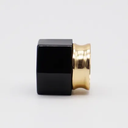 Black Hexagon Shape FEA15 Perfume Cap
