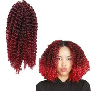 Wholesale Synthetic Twist Braids Hair 8inch 90g Crochet Curly Braid Hair Afro Curls Braiding Hair