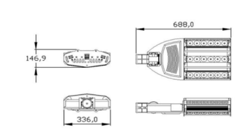 Multi - piece Integrated Solar Street Lamp