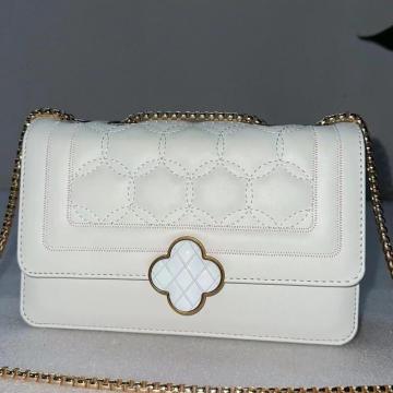 White Quilted Cross Body Bags for Women