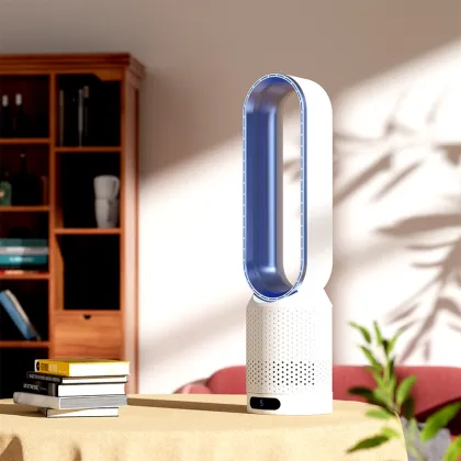 Smart Leafless Purification Fan: 2-in-1 Bladeless Fan with Air Purification