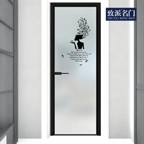 Simple modern household swing door
