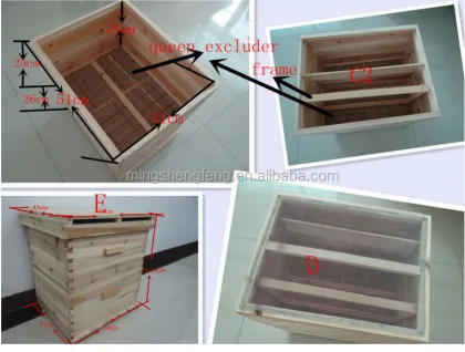 8 frames cedar wooden beehive