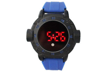 Led Touch Screen Watches Rubber Sport Gift Am Pm Watch With Number Calibration