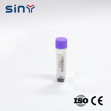 Purple Cryogenic Vial Cap 2D Cryovial