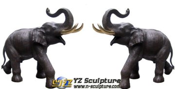 Elegant Bronze Elephant Fountains / Elephant Fountains