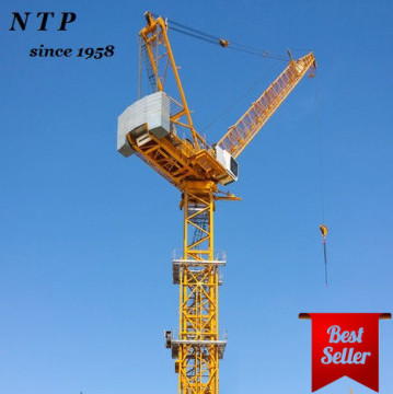 Guangxi NTP 8Tons QTD125 Construction Luffing Jib Consturction Self Tower Crane specifications