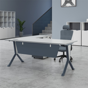 Modern Office Furniture L Shape MDF Executive Desk Manager Office Table Modern Executive Desk