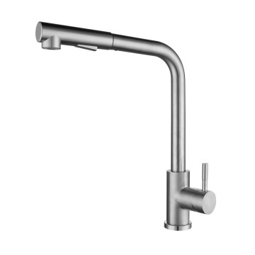 High Quality Chrome Polished Pull-Out Kitchen Faucet