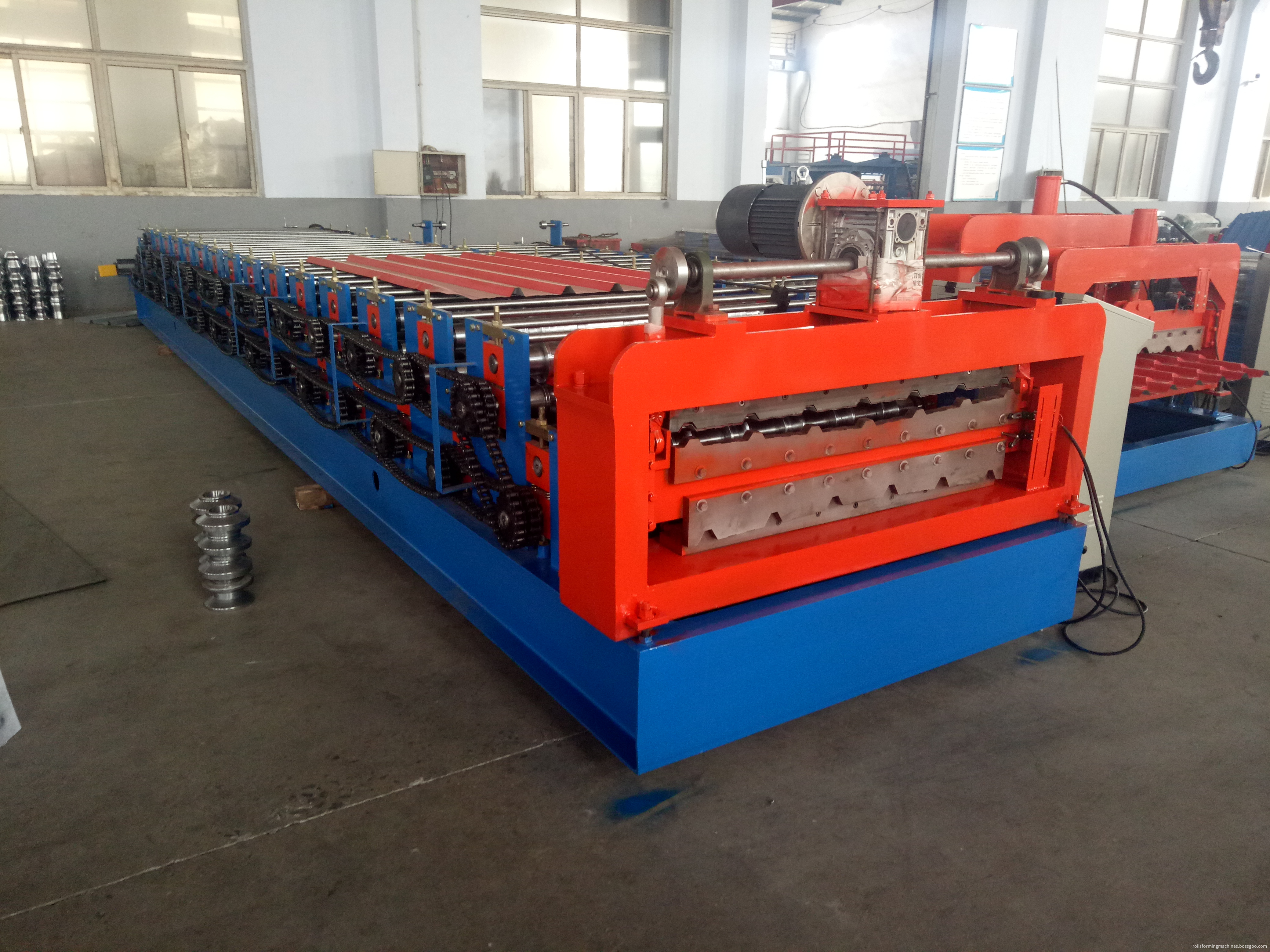 double layer roof sheet machine