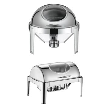 Commercial Stainless Steel Buffet Food Warmer Set for Sale