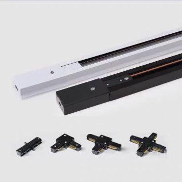 AC 220V/110V High Quality COB LED Track Light System with 3-Wire Steel Rails (1M/1.5M/2M)