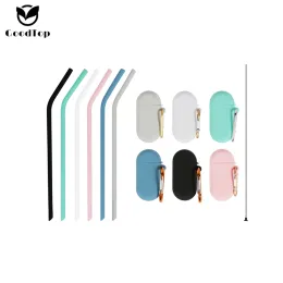 Silicone straw set food grade