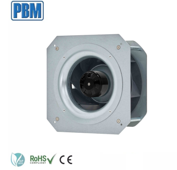 High Pressure 1-3 Phase EC-DC Motor Centrifugal Exhaust Fan with PWM for Air Handling Units (AHU), Heating, Cooling, and Ventilation Systems
