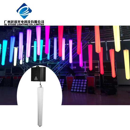 RGB Color DMX Control Lift Stage Lighting Kinetic Tube Light