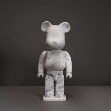 Yin He Stone Hot Sale: Unique Marble Bear Brick for Home Decor, Christmas Gifts, and Tide Play