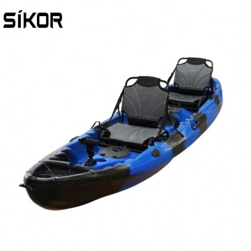 Reka bentuk baru yang popular menjual kayak harga murah kayak berkualiti tinggi 2 lelaki memancing kayak