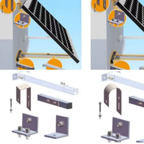 Aluminum alloy balcony solar mounting system