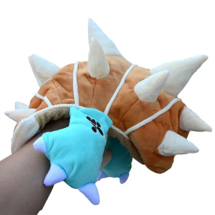 Wholesale Temo Armored Dragon Turtle Hat - Warcraft Tribe Alliance Teemo Cosplay Props Plush Hat Animation Accessories