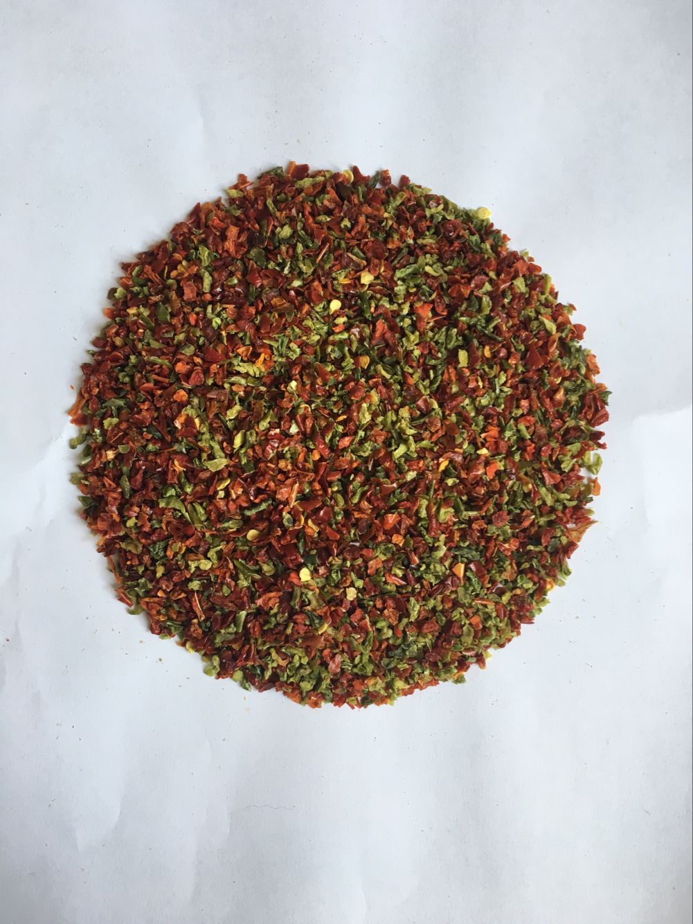 Air-dried Green and Red Bell Pepper