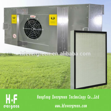 Low noise romote control auto fan filter unit with low noise