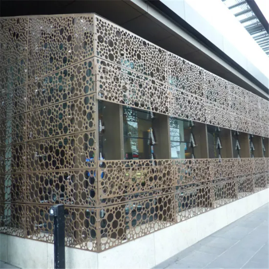 Perforated Aluminum Wall Decoration Panels
