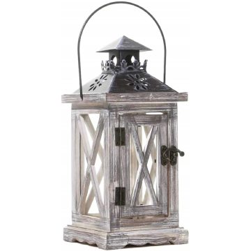 Decorative Farmhouse White Lanterns