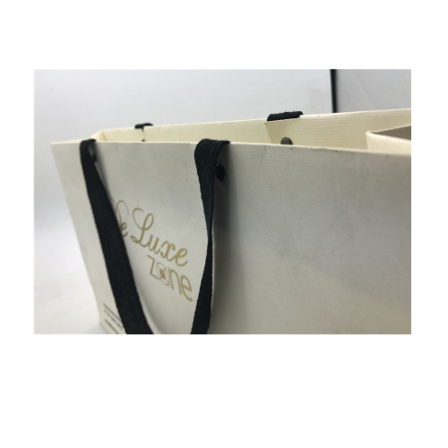Embossing paper gift shopping bag