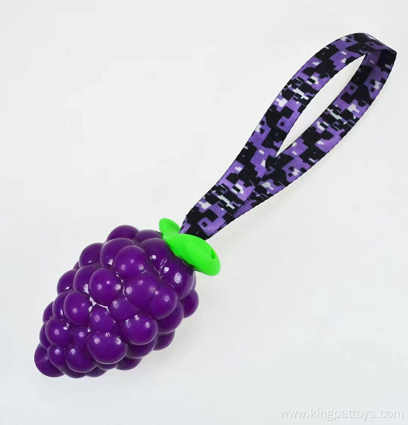 Interactive Pet Toy TPR Dog Chew Toy Grape