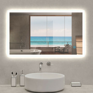 Wholesale Illuminated Smart Mirror: Superior Quality LED Bathroom Mirror with Demister Touch