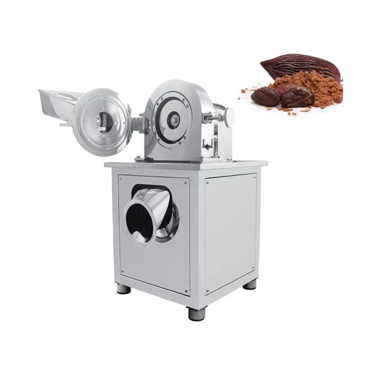 SS304 Cocoa Cake Coarse Crushing Machine Moringa Leaf Powder Grinding Machine