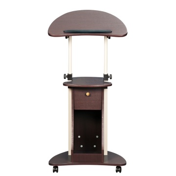 میز لپ تاپ با قابلیت ذخیره سازی غلتشی نشسته به ایستاده